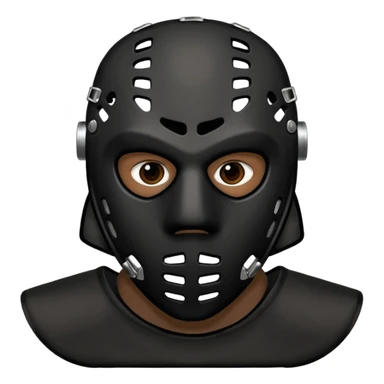 Masque de hockey de kanye west  sticker