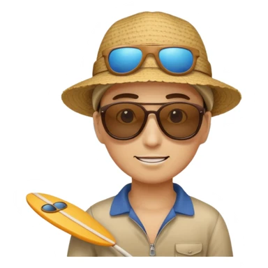 Me on the beach sticker