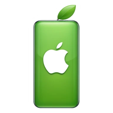 Fullbattery icon apple sticker