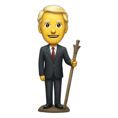 Politician at the stake sticker