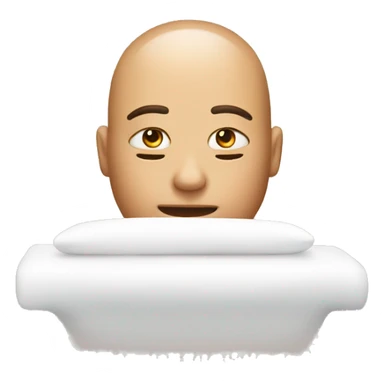 A head recieving a Massage sticker