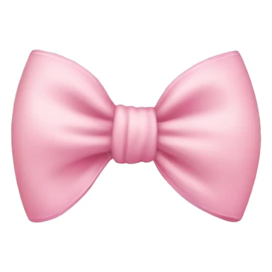 Light pink bow sticker