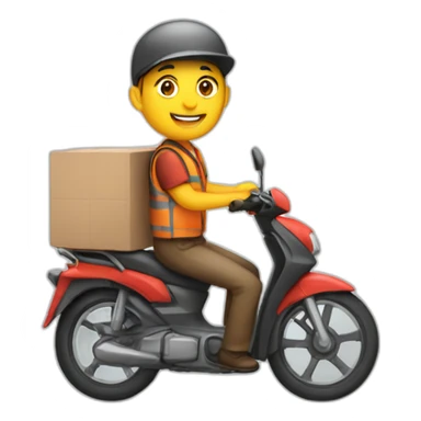 Delivery Rider sticker