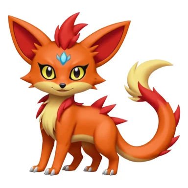 Torracat-Amaura-
Salandit-Fennekin-Fakémon-Digimon-fusion (full body) sticker
