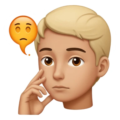 image, where developer think about something sticker