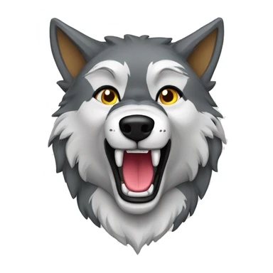 wolf mascot for soccer team sticker