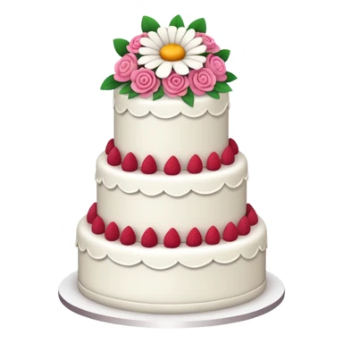 Wedding cake sticker
