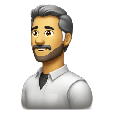 Hombre de acero radiante sticker