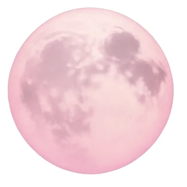 pastel pink moon sticker