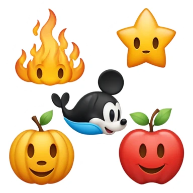 Elementos de Disney para poner en una camiseta sticker