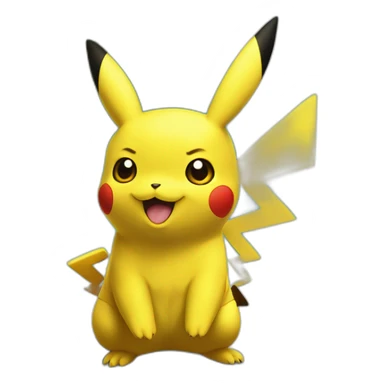 Pikachu sur Dracaufeu sticker