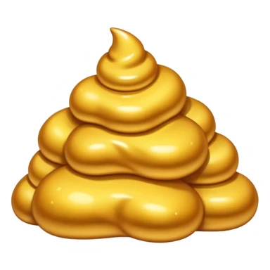 golden poop sticker