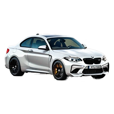 bmw m2 competition f87 forward panoramic sticker