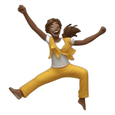 Happy dance sticker