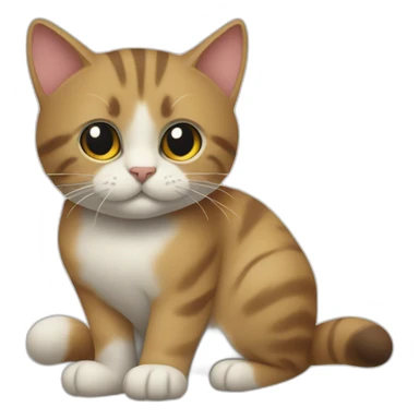 Un chat et une sorie sticker
