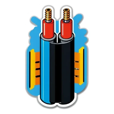 Elektro cable sticker