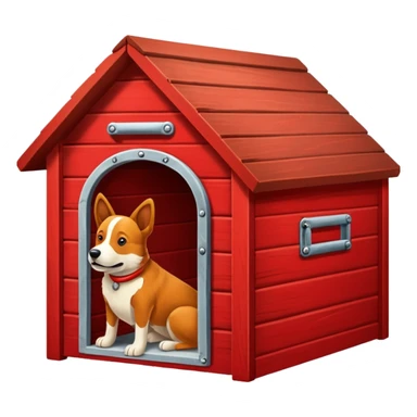 red dog kennels sticker