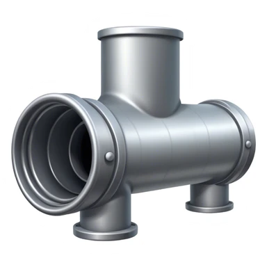 a hollow metal sewer pipe sticker