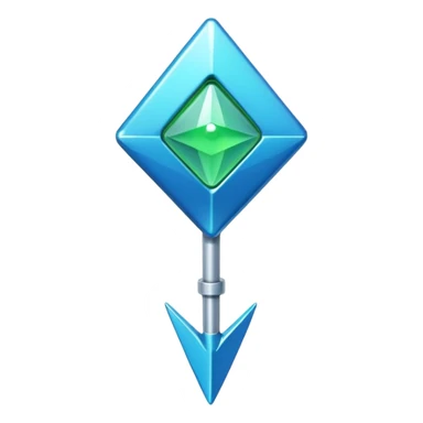 Une flèche qui fait un tour sur elle même pour relancer une partie/ gamer/ futuriste/ VR sticker