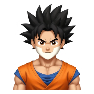 I need an emoji of character goku sticker