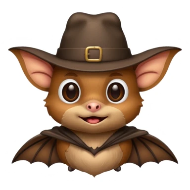 bat with hat sticker
