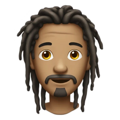 Create a 16 old old boy with dreads  sticker