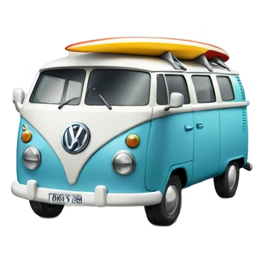 Surf board top Volkswagen  sticker