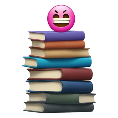 Paragraph Symbol on a Stack of Books  sticker