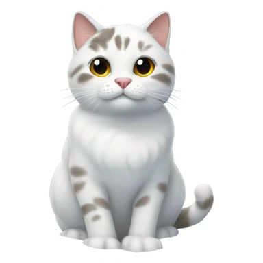 Cat in the snow sticker