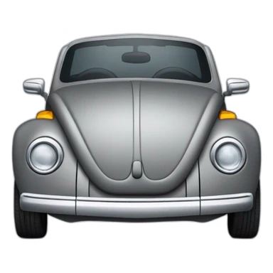 Grey 2013 VW Beetle Convertible  sticker