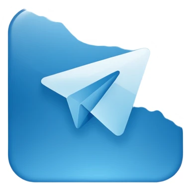 telegram logo sticker