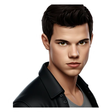 portrait of a stylish boy sticker