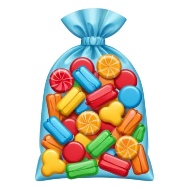 Holiday candies and candy bags sticker