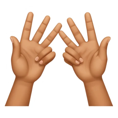 Put both hands together in a clapping gesture  sticker