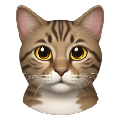 interrogative cat sticker