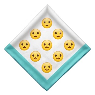 patterned napkin sticker