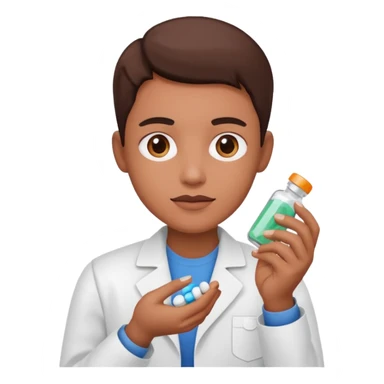 pharmaceut, pills , one person sticker