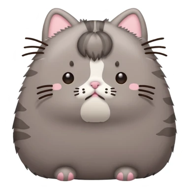 sad pusheen sticker