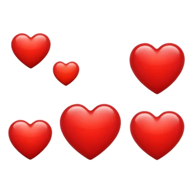 red heart sticker