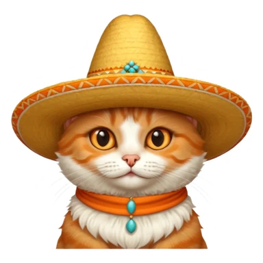 In gato con un sombrero sticker