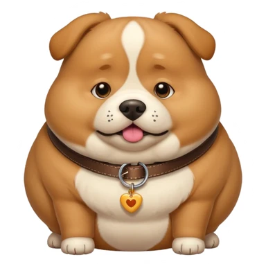 Fattest dog in the world sticker