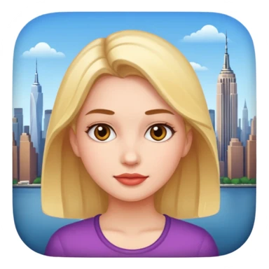 Girl in New York  sticker