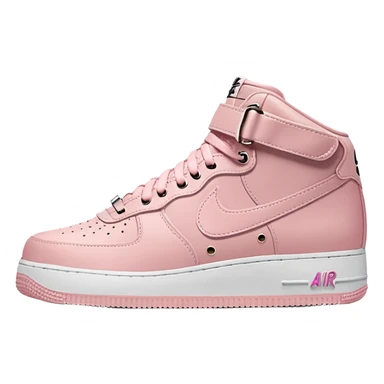 nike air force 1 light pink sticker