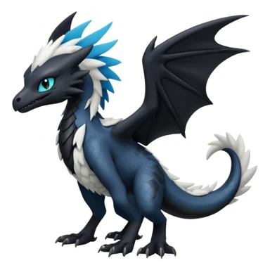 Toothless-Silvally-Fakémon-hybrid-creature (full body)  sticker