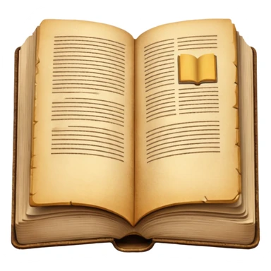 Lectura libro abierto marron sin fondo  sticker