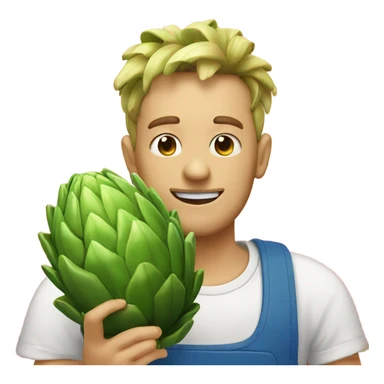 Artichoke eating watermelon  sticker
