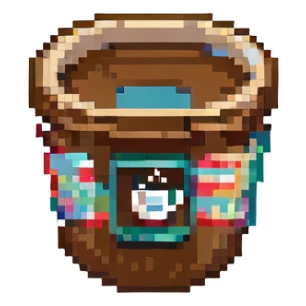 coffee cup sticker