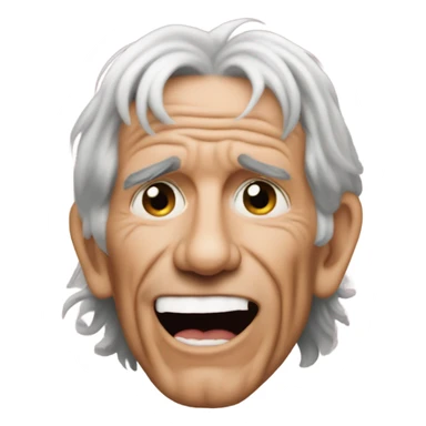 Keith Richards blush sticker