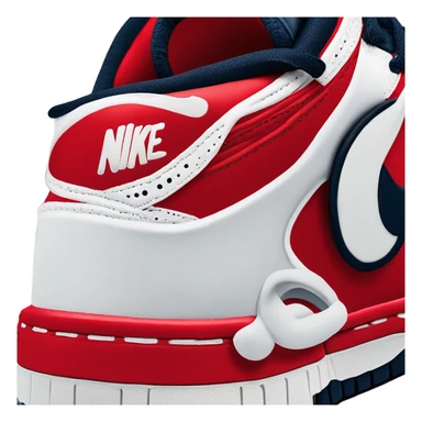 Nike Dunk Low Red/White/Obsidian sticker