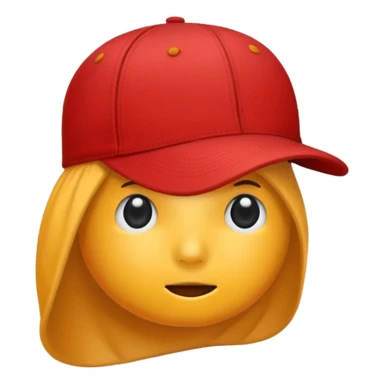 I need this emoji 🧢 changed to red sticker